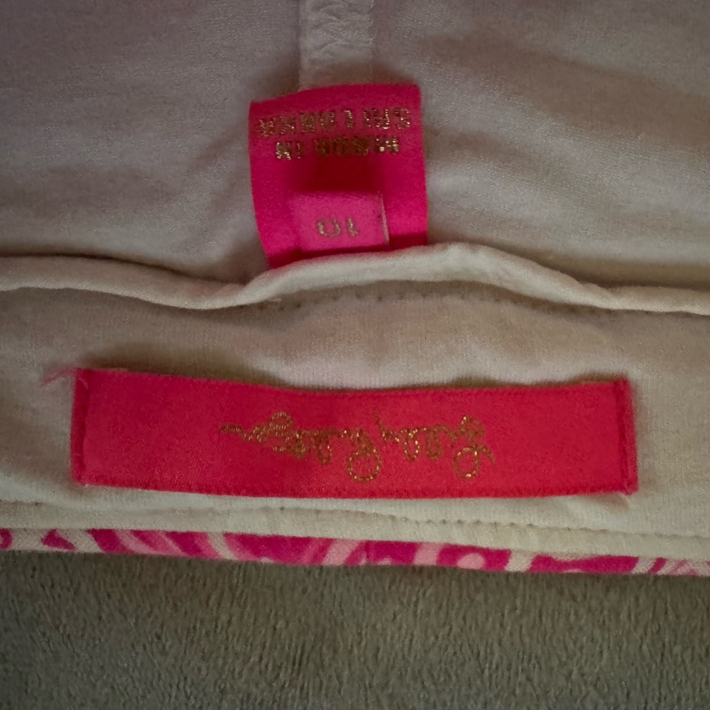 Lilly Pulitzer Collette Knit Rousseau Pink “Tulip to Tango” Skort - Picture 3 of 3